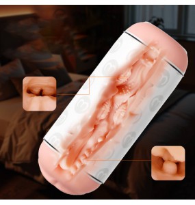 MizzZee - QingQu Male Masturbator Cup (Dual Hole Model)